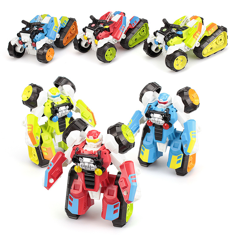 变形玩具汽车 儿童益智模型孩生日礼物机器人手 佳益 JY675-9