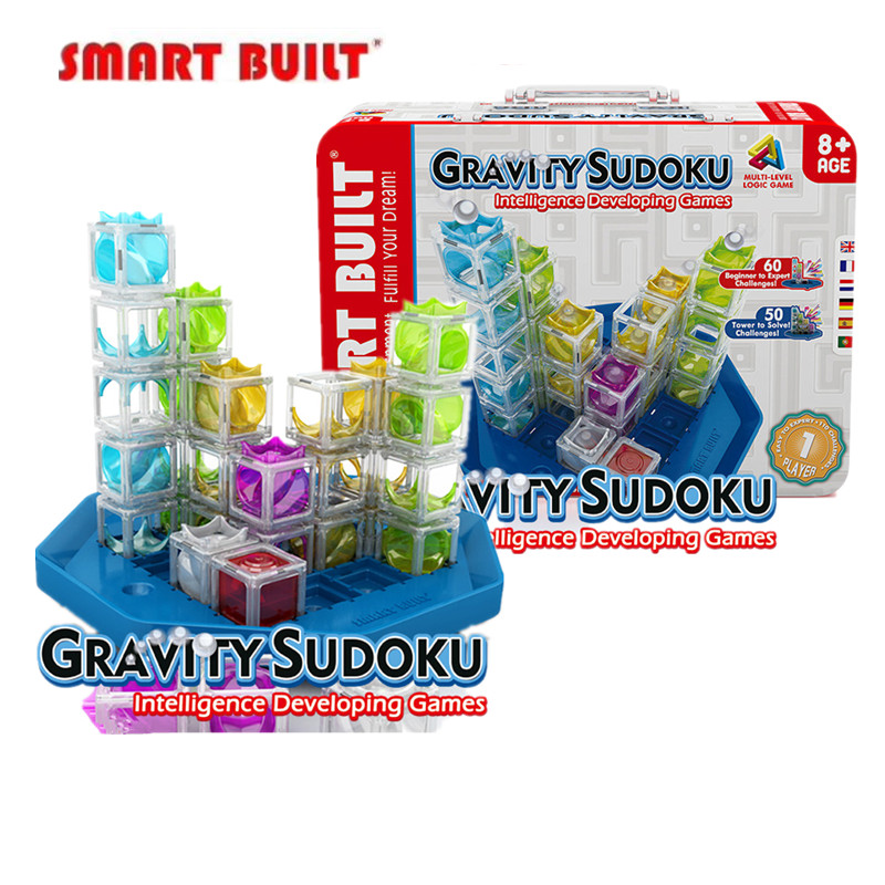 斯玛特SMARTBUILT重力数独迷宫管道通关拼搭积木益智玩具专柜正品