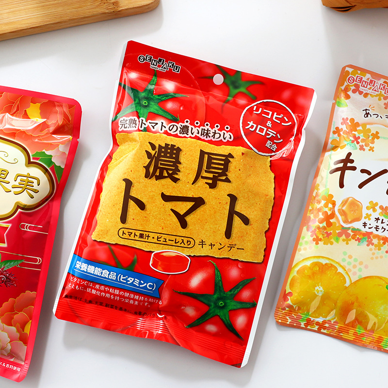 日本进口扇雀饴山楂洛神花味糖果番茄蜜橙桂花硬糖喜糖高颜值零食