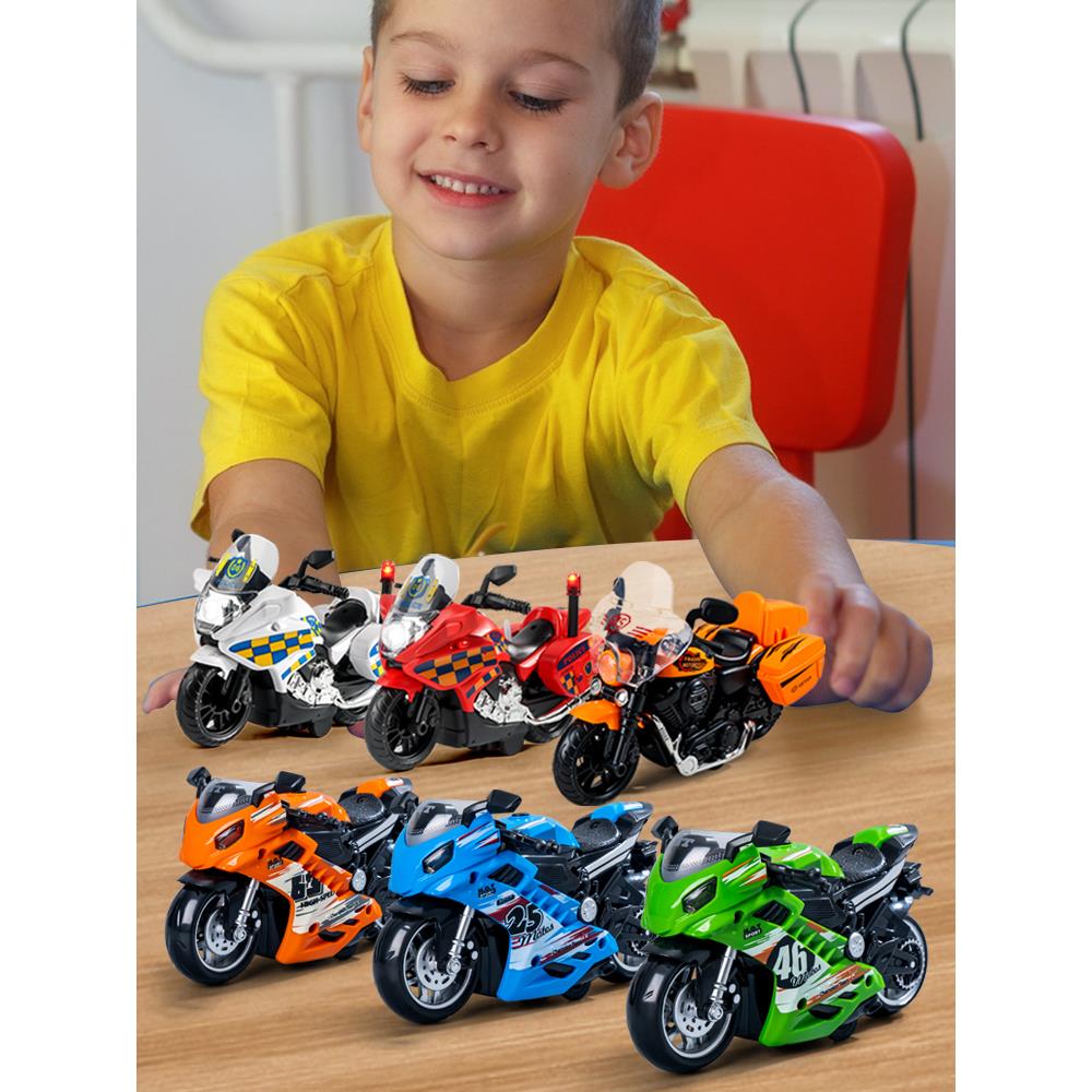 宝宝玩具光车孩男孩声摩托车益智儿小童60793小汽车2-3岁1女模型