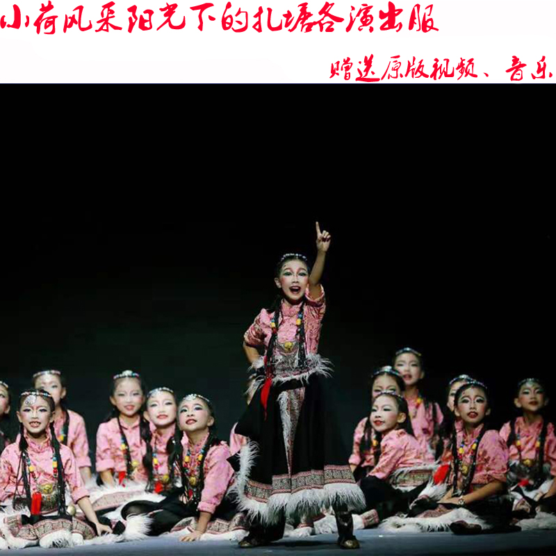 第十一届小荷风采阳光下的扎塘各少数民族儿童演出服装藏族舞蹈