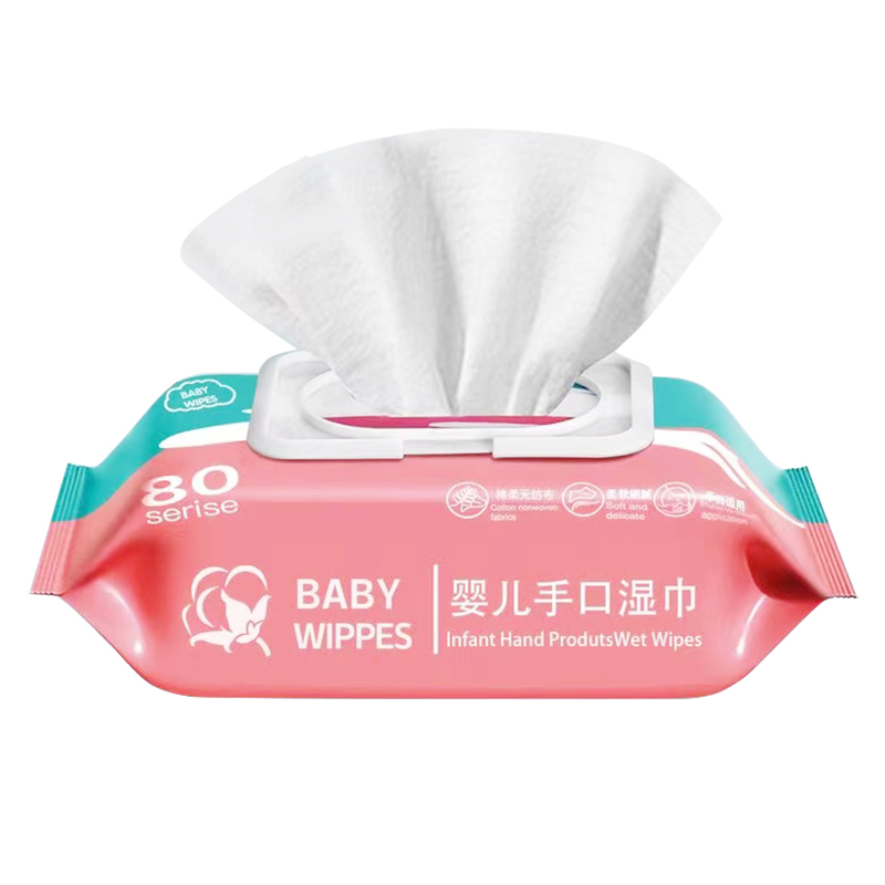 湿巾纸80抽大包户外婴幼儿童新生手口专用湿巾纸擦脸洗脸擦脸家用