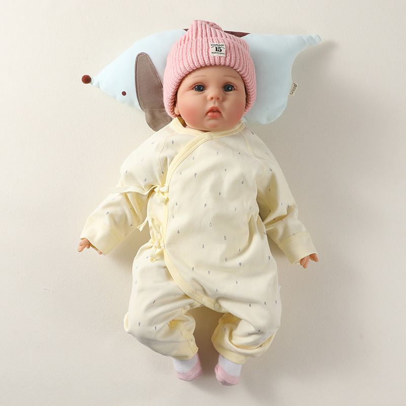 新生儿婴儿衣服0-3个月纯棉冬季连体衣宝宝秋装爬服春秋哈衣睡衣