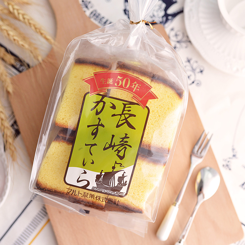 日本进口长崎蛋糕玛璐托蜂蜜奶油蛋糕早餐糕点心甜品 整箱8袋起批