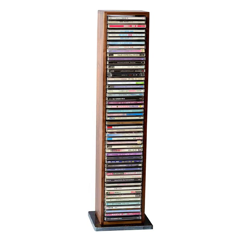 实木唱片收纳整理架北美胡桃木光盘碟片收藏发烧友立式CD架