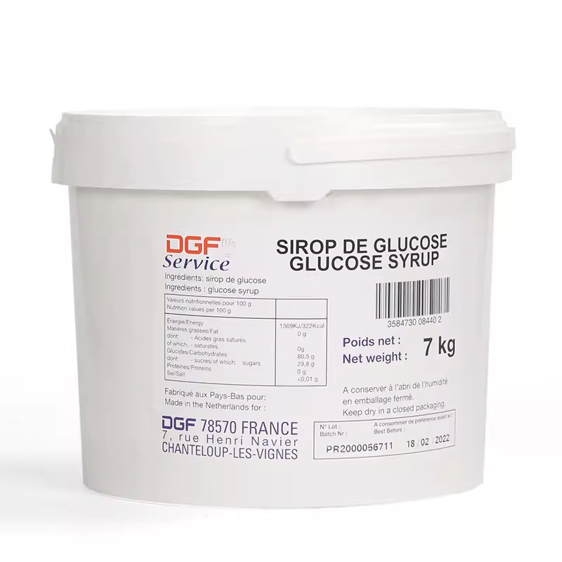DGF葡萄糖浆迪吉福杏仁膏饼房糖浆法国进口转化糖7kg烘焙原料包邮