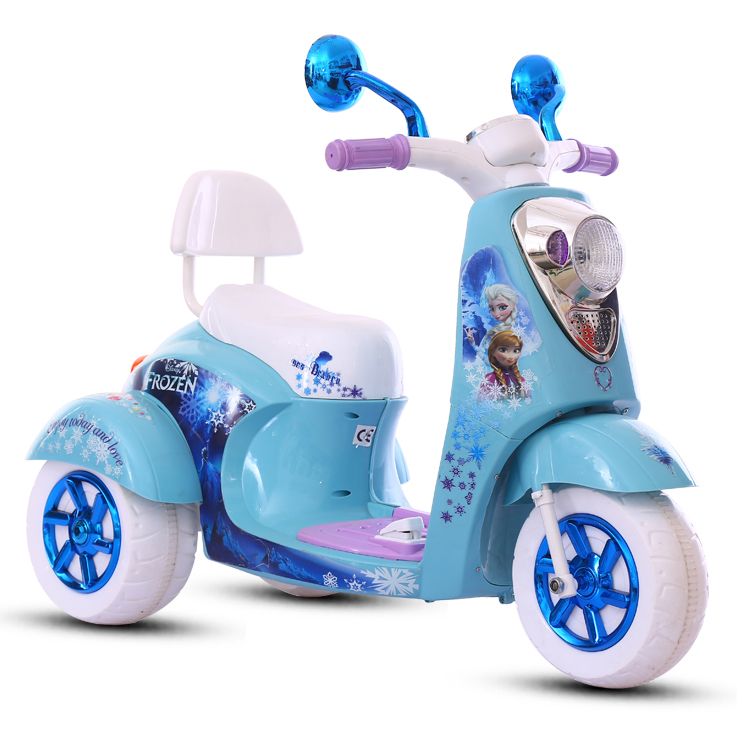 高档儿童电动摩托车三轮车男女宝宝2-7岁电瓶车童车大号可坐人玩
