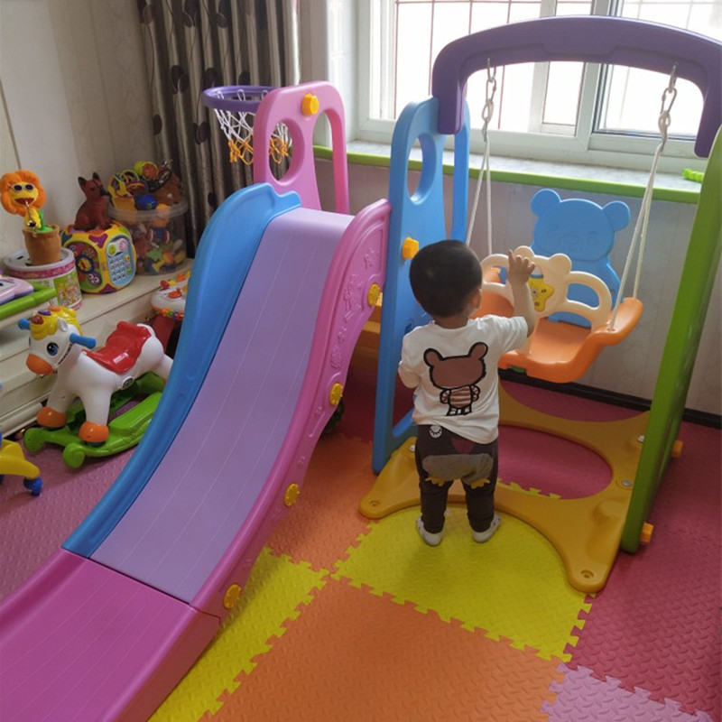 速发滑梯秋千组合儿童室内家用幼儿园宝宝游乐场小型小孩多功能玩