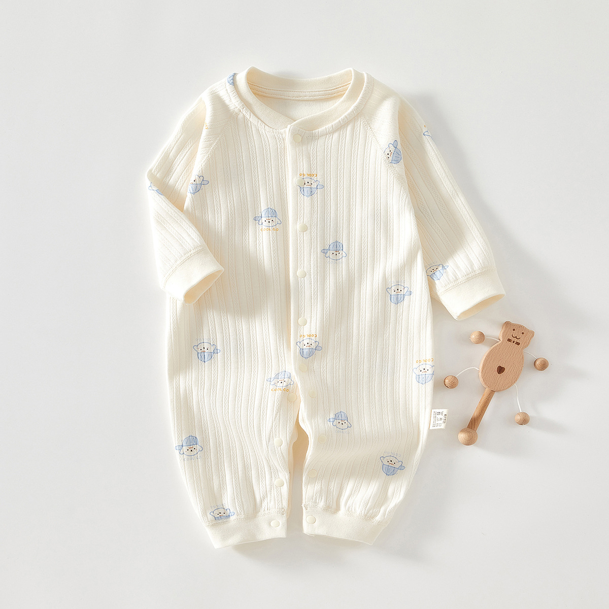 2024新款纯棉婴儿打底衫婴儿衣服长袖保暖内衣时尚型宝宝新衣服