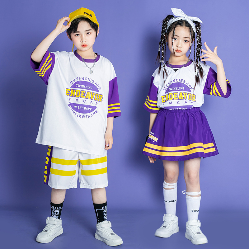夏季男六演出服女童舞童表演服儿童一幼儿园舞蹈服装啦啦队节