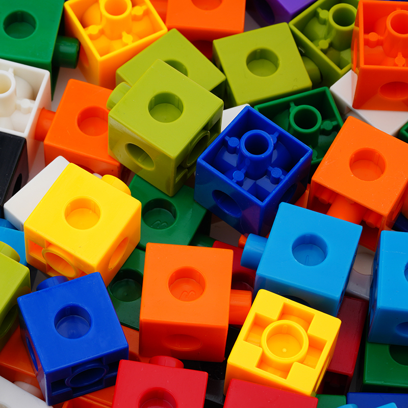 儿童大颗粒方块积木益智力玩具1一2-3岁以上宝宝幼儿园男女孩拼插