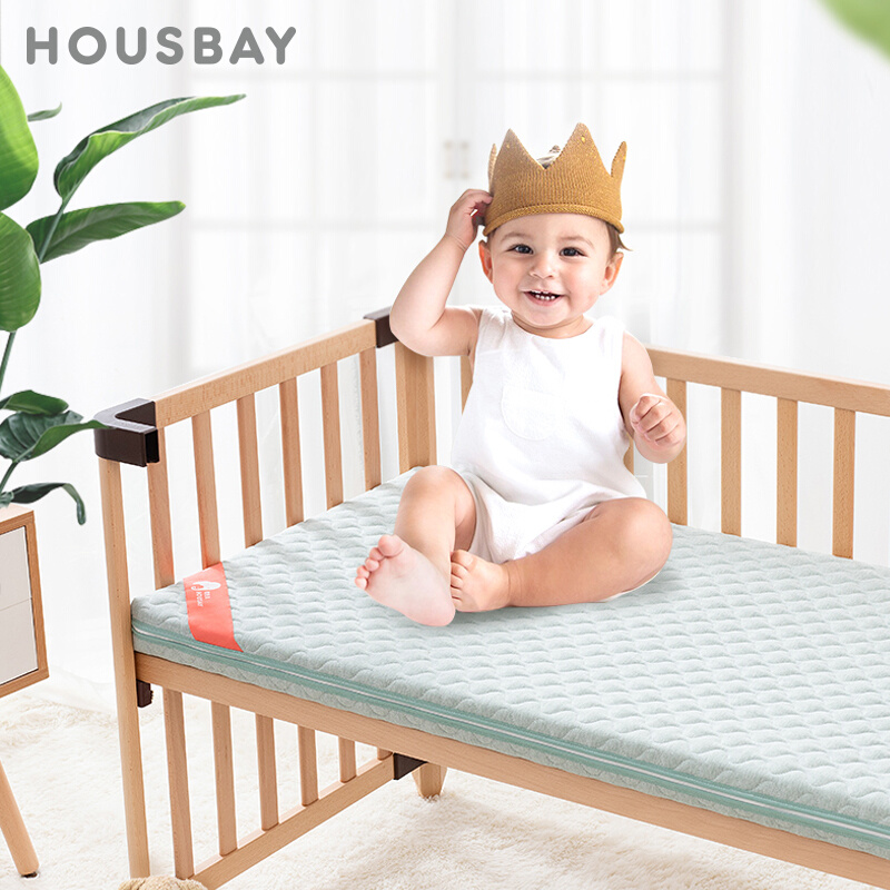 和氏贝椰棕乳胶床垫宝宝婴儿床专用垫子天然彩棉杜邦双芯床垫y