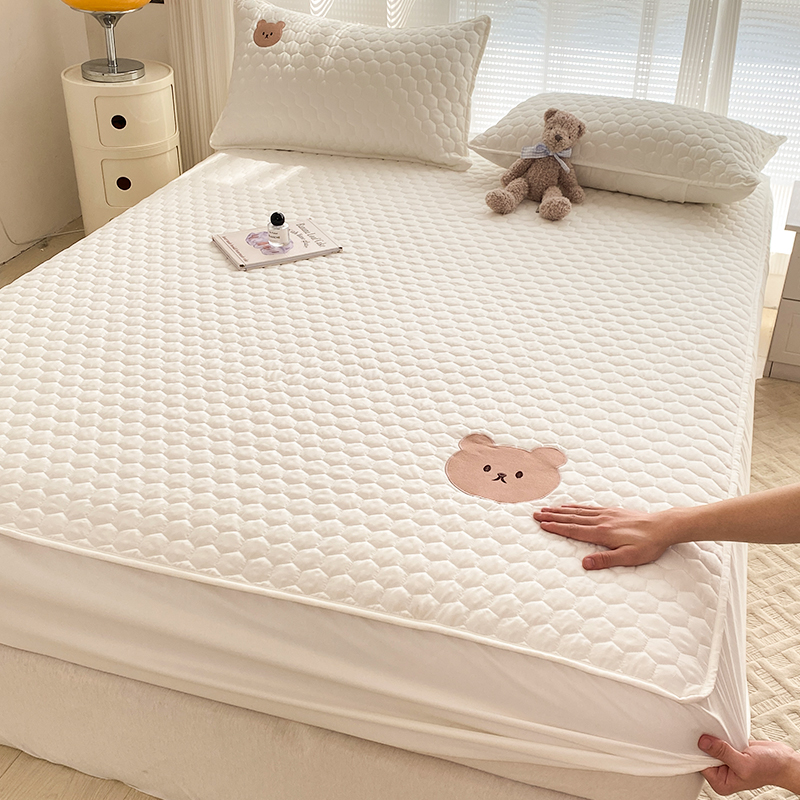 A类防水床笠单件隔尿夹棉床罩1.5米儿童床单夏季席梦思床垫保护罩