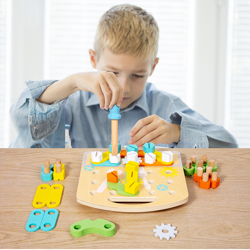 拧螺丝钉儿童益智玩具男女孩拼装拆卸螺母组装造型2-岁4男生宝宝
