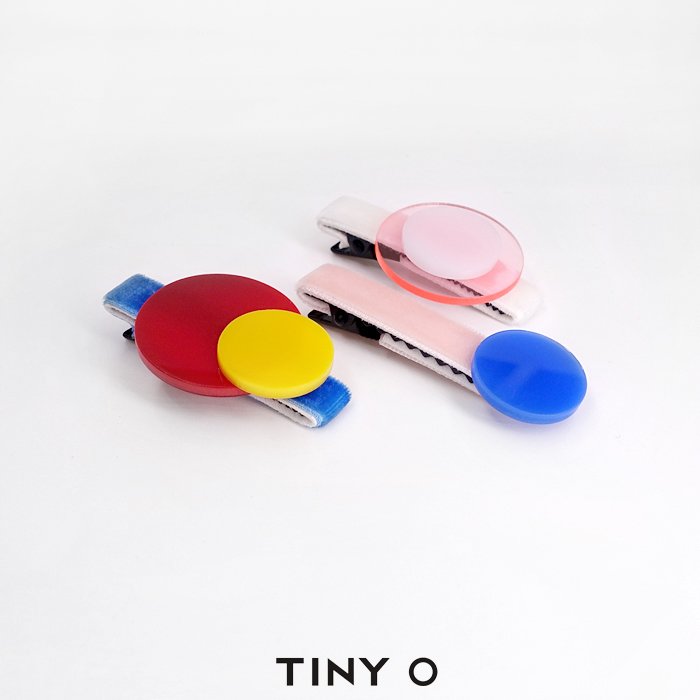 TINY O原创Basic阳光系列儿童可爱头饰丝绒宝宝发卡质感小众发饰
