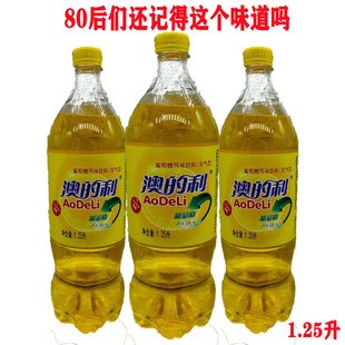 中国澳的利葡萄糖风味含气型饮料童年回忆怀旧汽水1.25升瓶非可乐