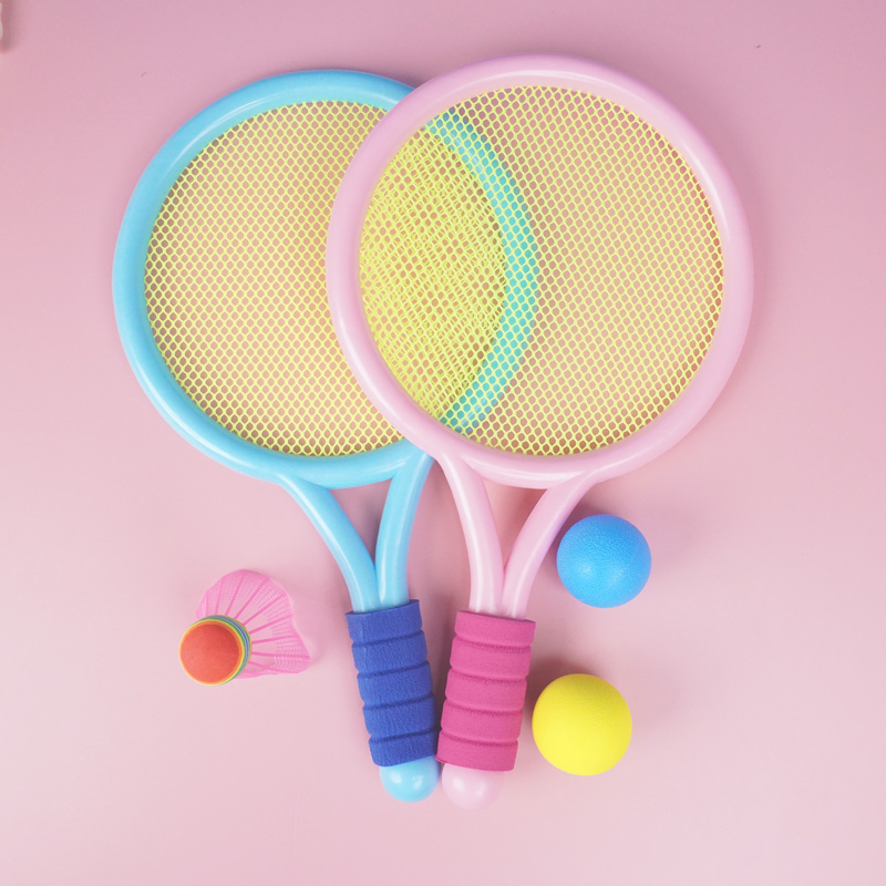 儿童羽毛球拍幼儿园3-6岁玩具男女小孩宝宝户外运动网球拍套装