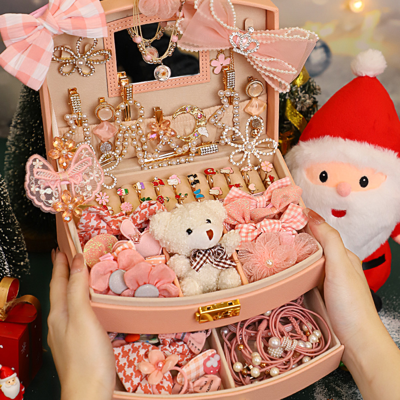 小女孩化妆品儿童公主玩具箱套装女童彩妆盒套装女生的生日礼物子