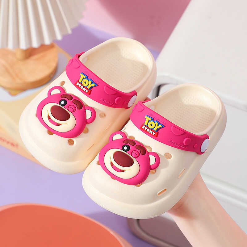 Disney迪士尼男童女童夏季可爱拖鞋儿童凉鞋居家浴室防滑沙滩拖鞋