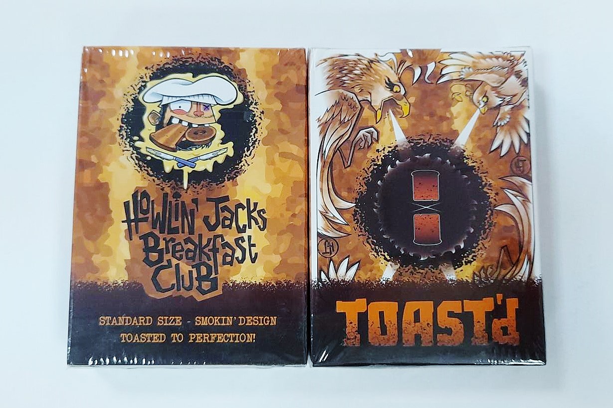美國進口 Toast'd by Howlin' Jack's 早餐吐司 花切收藏 撲克牌