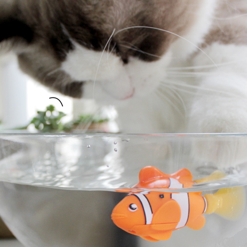 MPK aVibrating Cat Toy Battery-Powered Fish, Cat Play Toy Ca