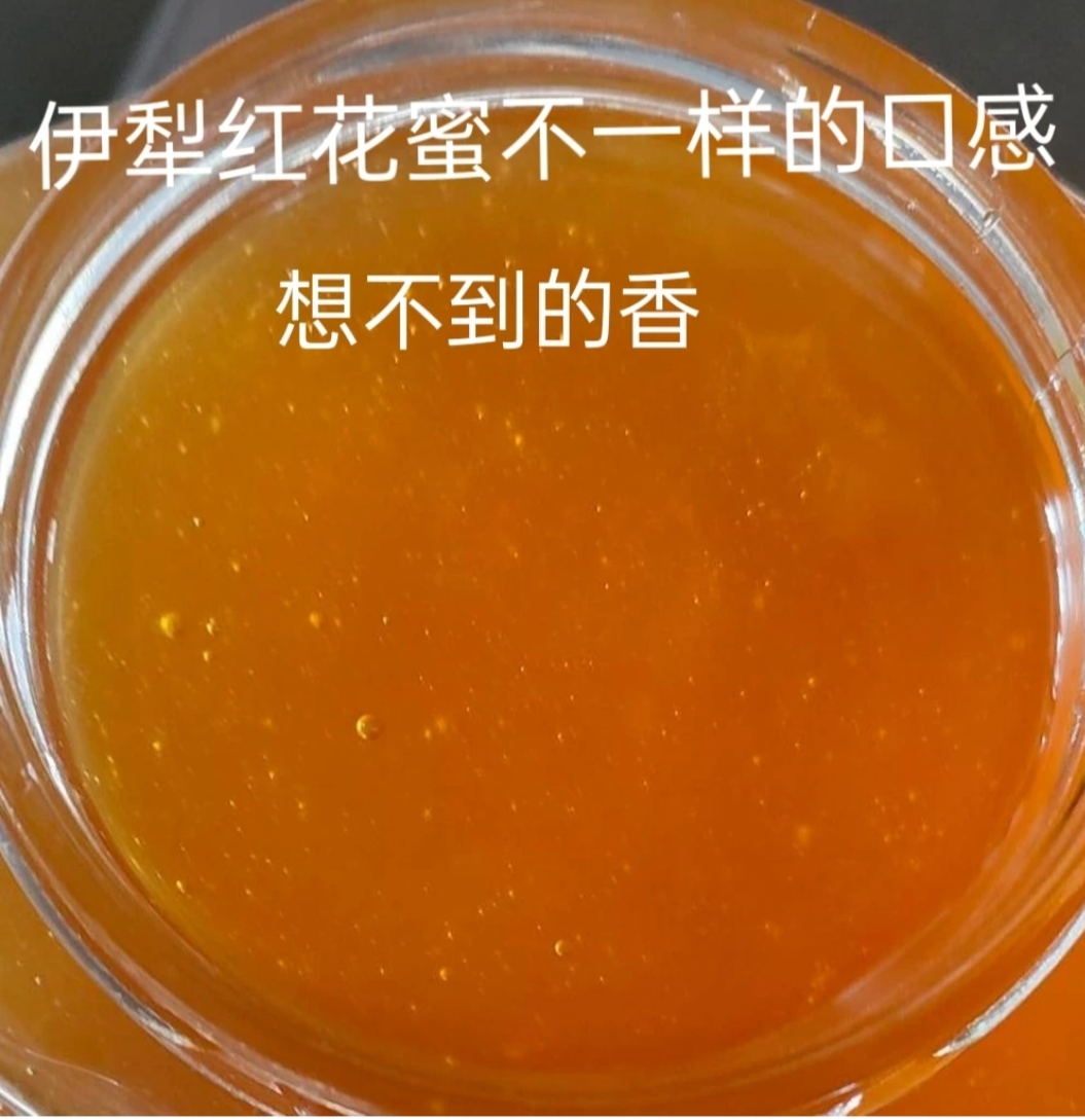 新疆自产自销红花蜂蜜纯蜂蜜无添加孕妇儿童可食用