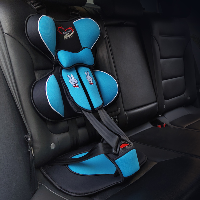 儿童安全座椅汽车通用宝宝简易便携五点式限位固定辅助带车载坐垫