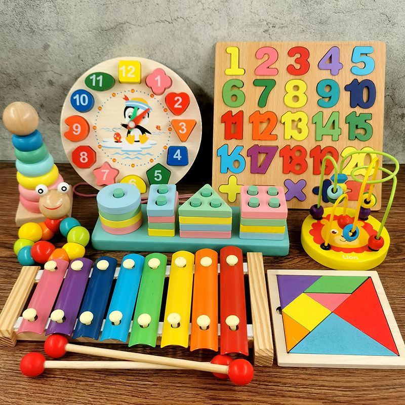 新疆包邮益智力婴儿童玩具1-2-3岁男女孩一周岁宝宝八音敲琴音乐