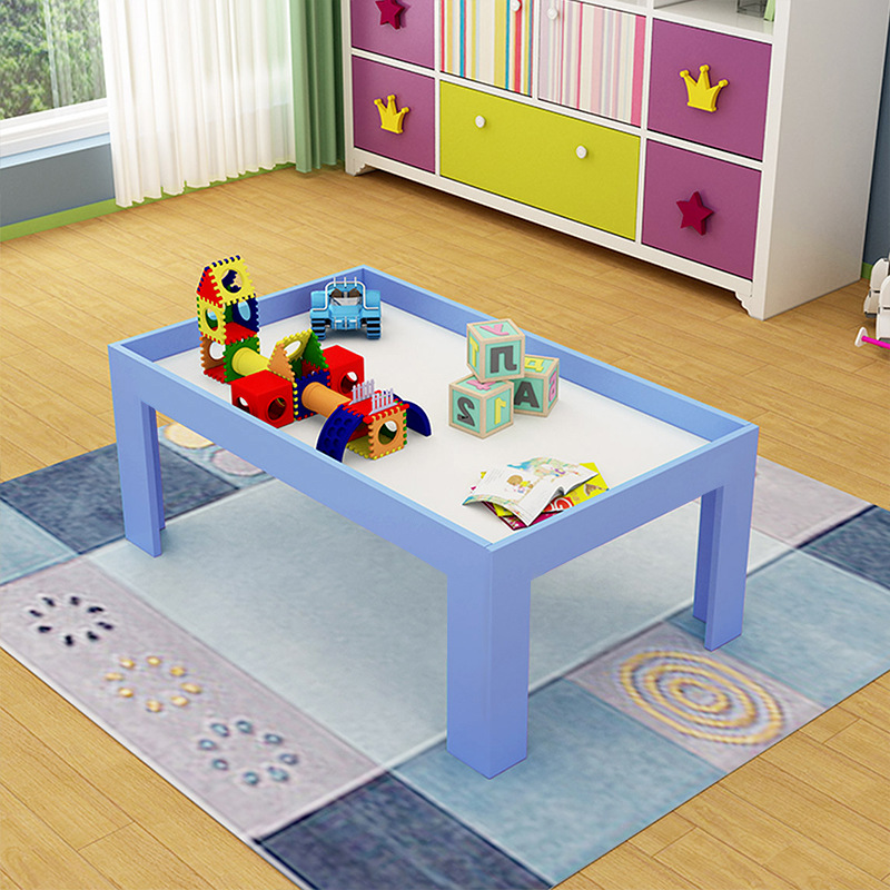 益智木质儿童玩具桌学习游戏桌宝宝积木桌幼儿园桌子儿童桌椅套装