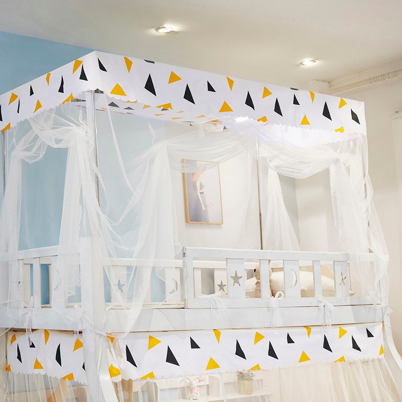 上下床子母床蚊帐上下铺r梯形双层床家用高低床儿童母子床蚊帐下
