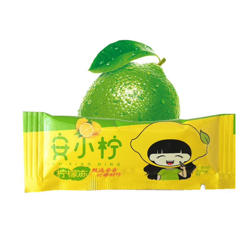 柠檬冻500g*1包 水果味糖果儿童布丁酸甜果冻条休闲零食独立包装