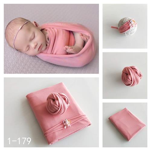 新生儿摄影道具牛奶绒裹布婴儿满月拍照影楼宝宝背景服装摄影毯子