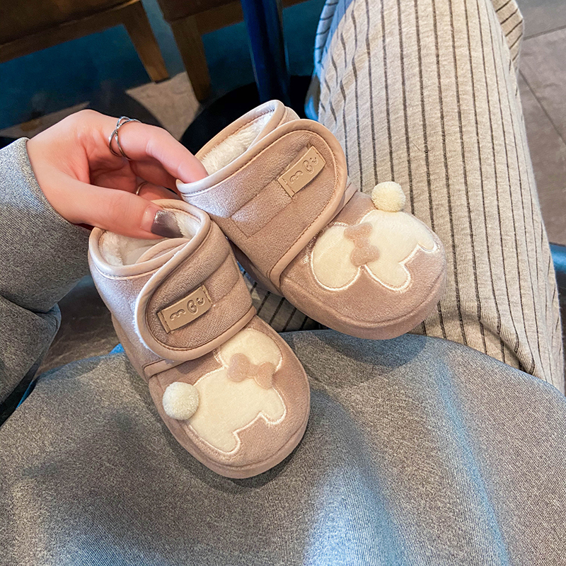 推荐0一1岁秋冬季新生男女宝宝婴儿棉鞋袜子软底10个月8学步加厚