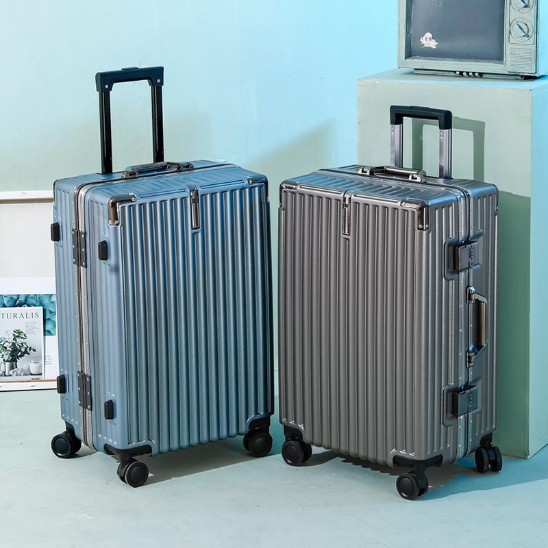 24寸行李箱男铝框旅行箱女新款超大容量结实耐用可坐潮流密码皮箱