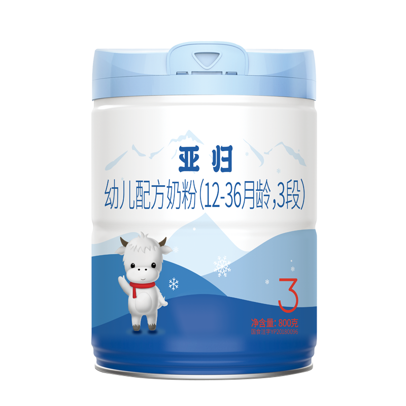 燎原（LIAOYUAN）牦牛奶粉 亚归幼儿配方奶粉3段12-36个月800g/罐