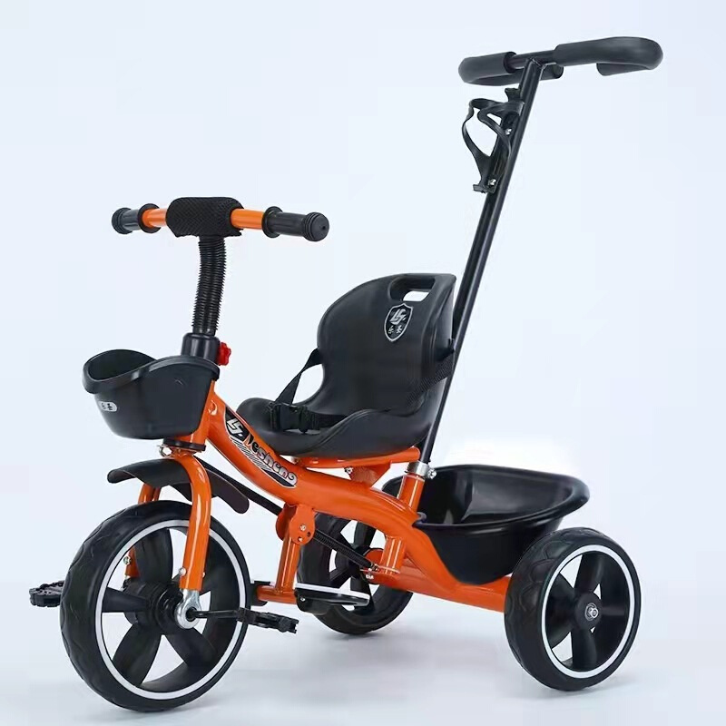 新款儿童三轮车脚踏车婴儿推车 宝宝三轮儿童小孩单车 婴儿手推车