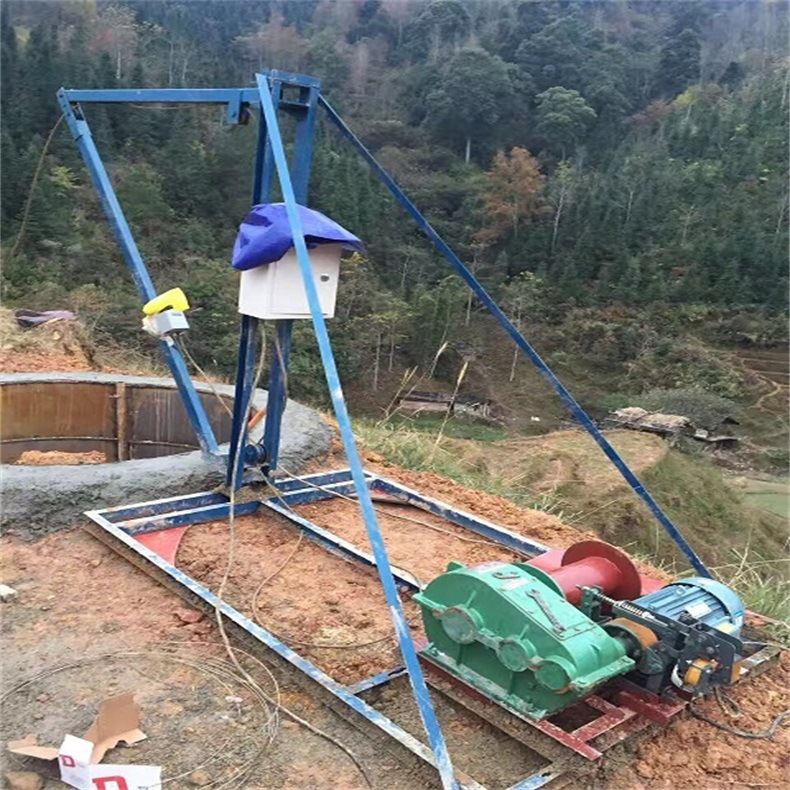 精品展示明工 重庆哈儿机 挖桩用小型吊运机 摩擦桩吊机 哈儿吊