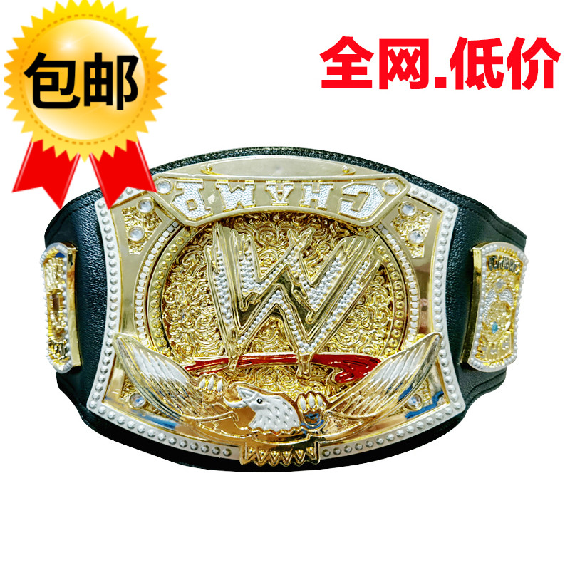 包邮WW散打拳王E拳击格斗用品重量级摔跤品质冠军金腰带盒套装