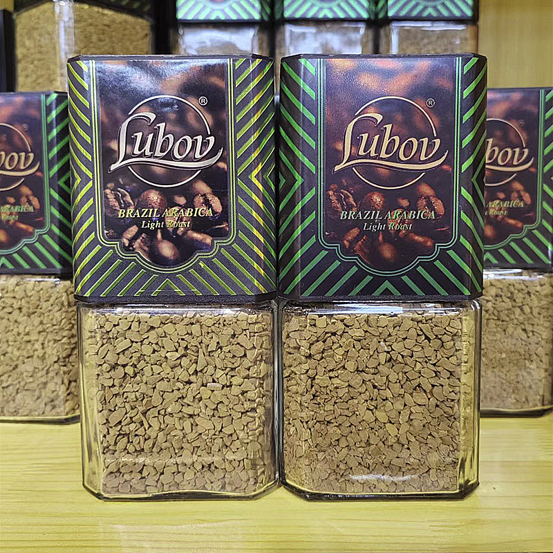 马来西亚进口LUBOV黑咖啡阿拉比卡冻干无蔗糖0脂速溶瓶装运动冲饮