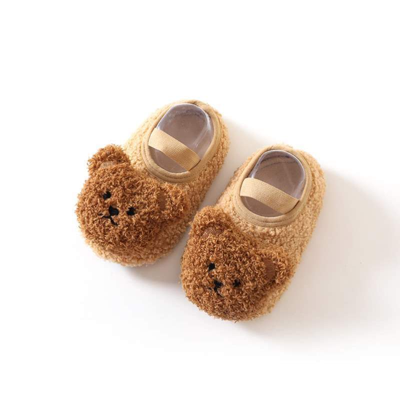 地板到个步前儿童月鞋子婴儿鞋宝宝一岁]男女鞋秋天季126鞋袜防滑