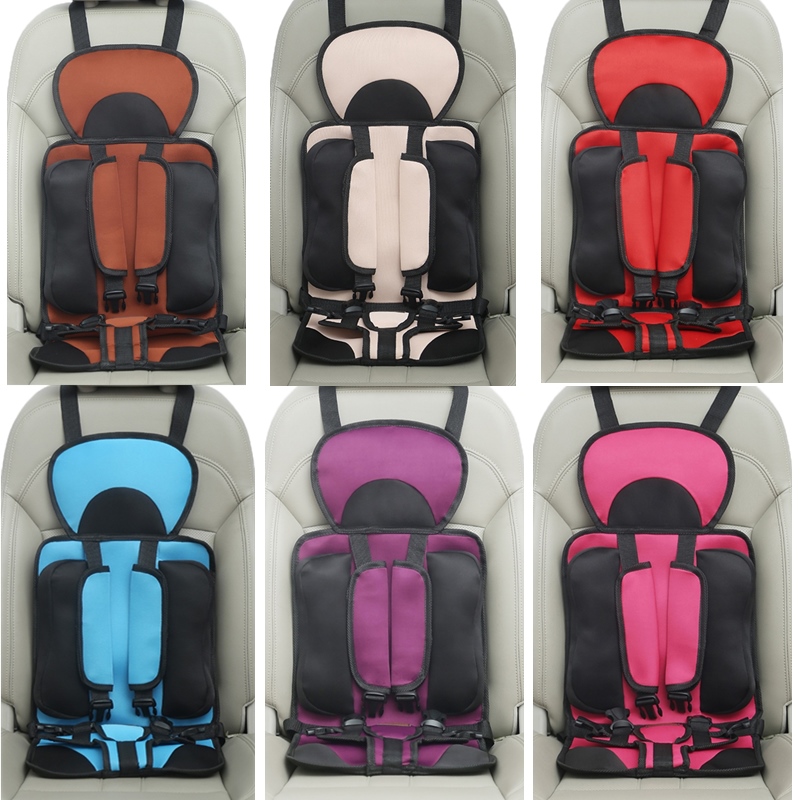 简易儿童安全座椅宝宝安全s带套婴儿汽车用便携式车载坐垫0-4-12