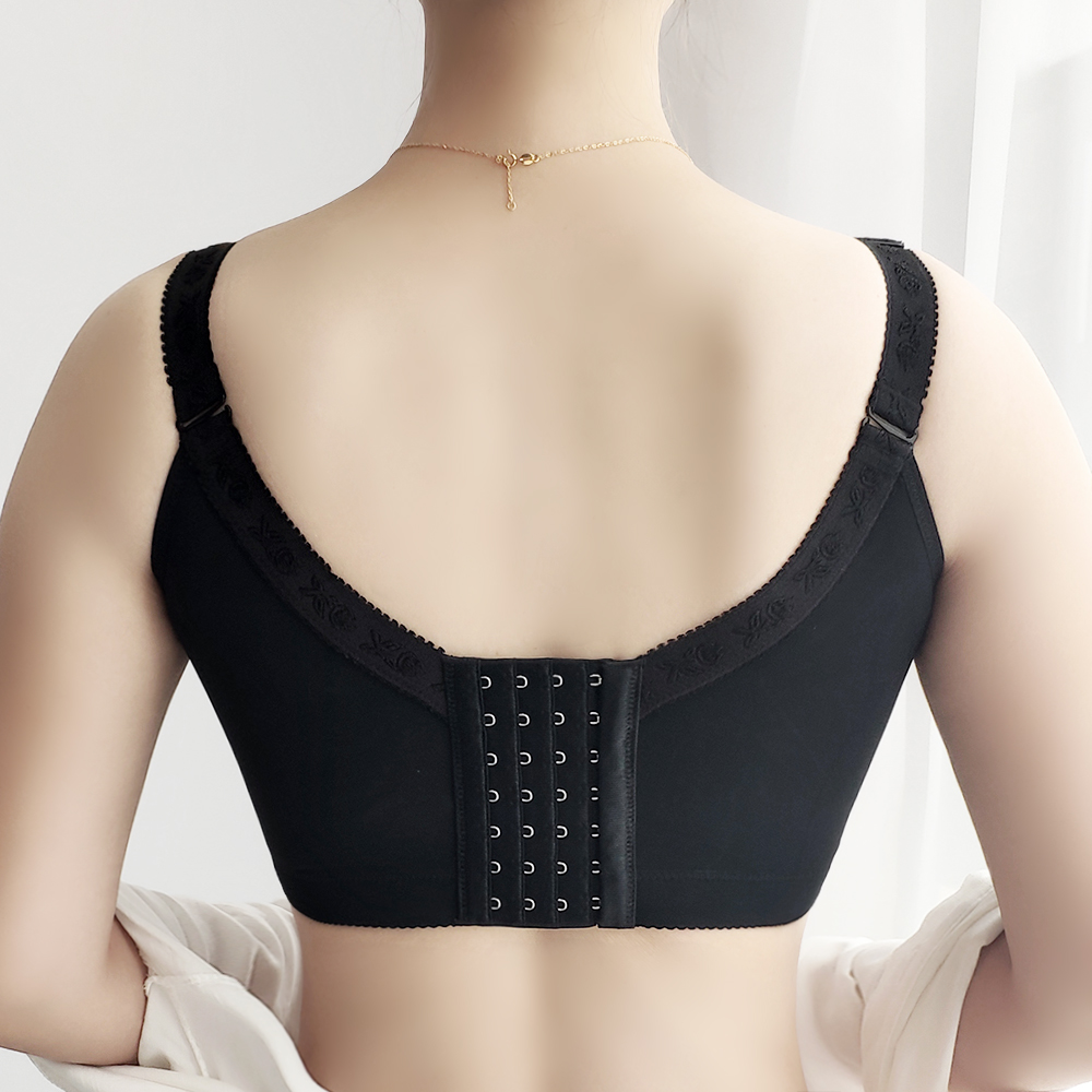 7排扣美背身材管理器调整型内衣收副乳聚拢防外扩下垂矫正文胸罩