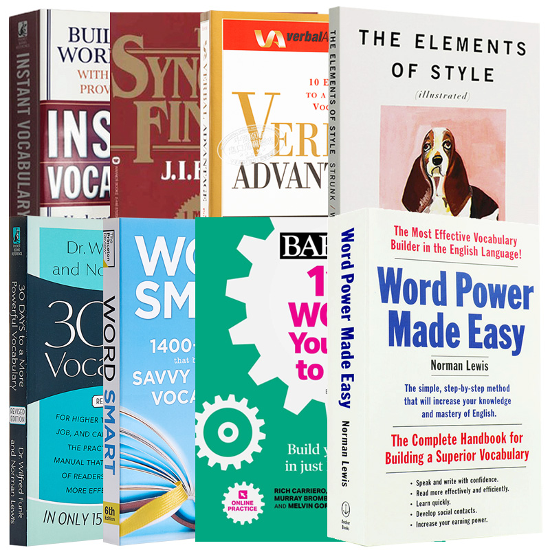常用英文字典系列 Word Power Made Easy 单词的力量 英文原版 进口原版工具书英英词典辞典