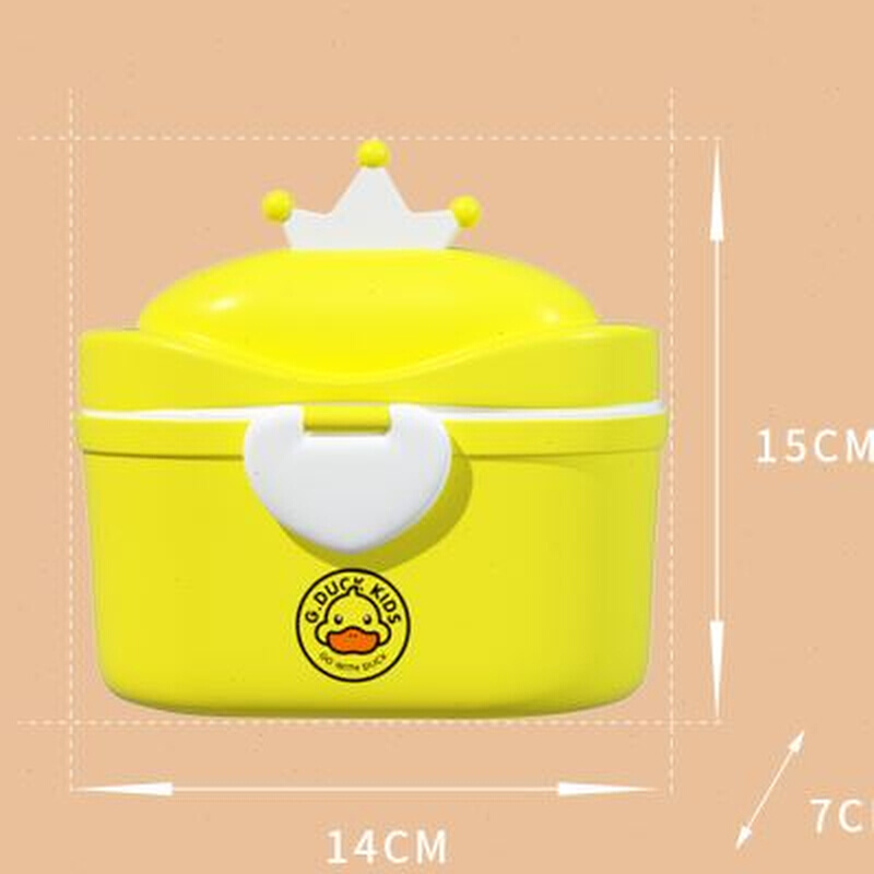婴儿奶粉盒便携式外出密封防潮分格分装盒储存罐辅食密封防潮