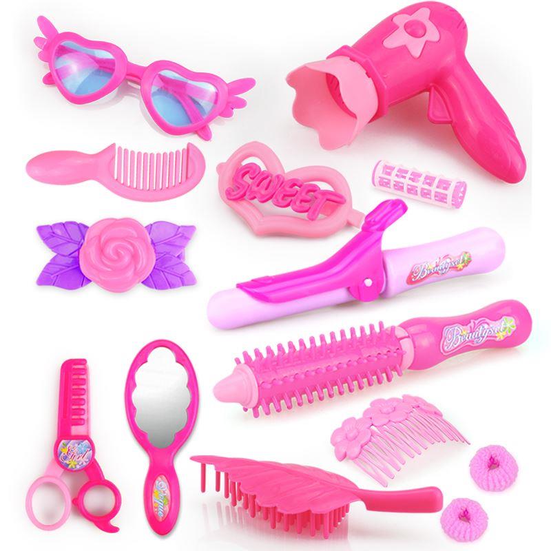 极速24-32PCS Pretend Play Kid Make Up Toys Pink Makeup Set P