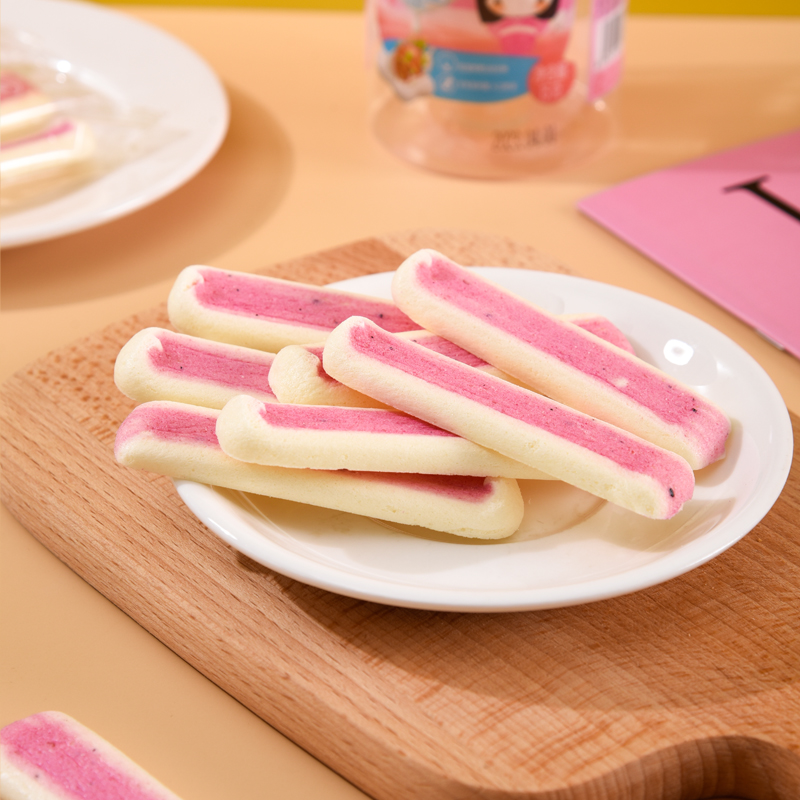 果蔬酸奶溶乳棒宝贝手指形奶酪棒饼干儿童零辅食水果溶豆棒饼干