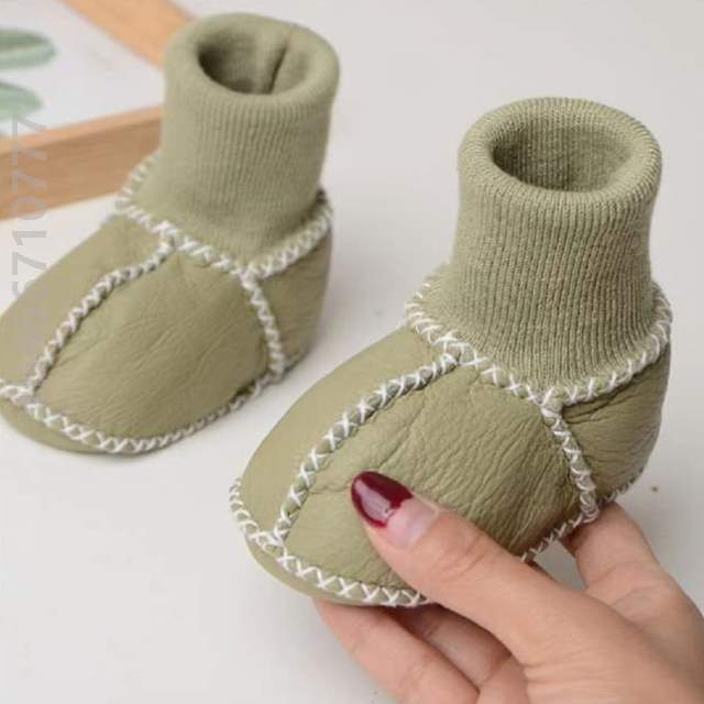 宝宝婴儿鞋走路0外出儿-月#6学男女个鞋12个到袜子鞋冬季出生6月