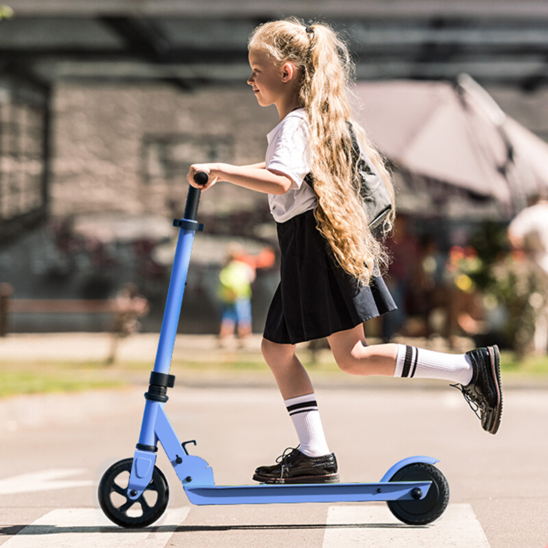 小型迷你两轮折叠儿童电动滑板车广场遛娃玩具户外体感车