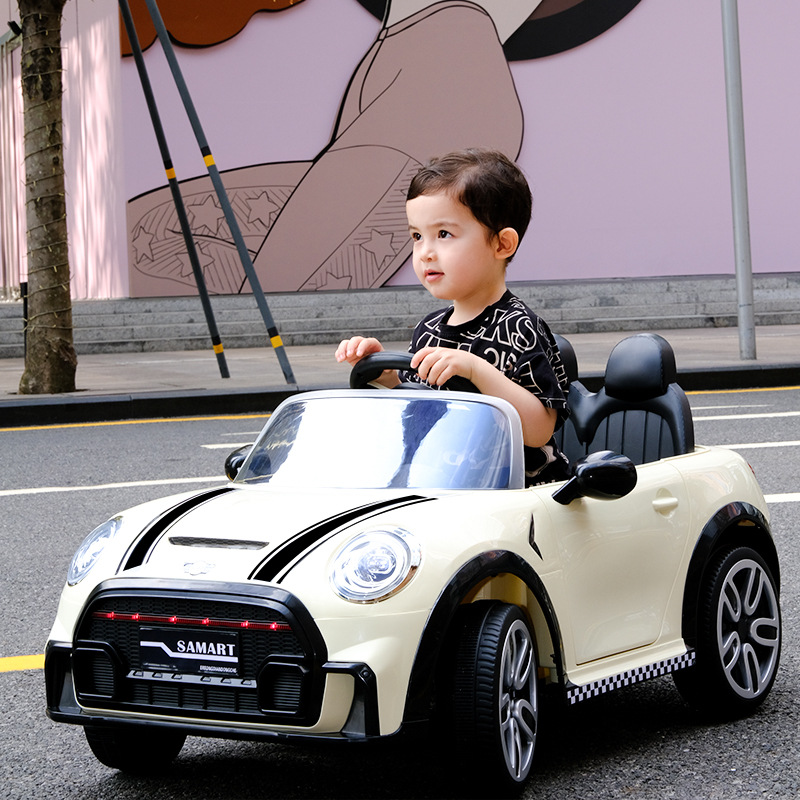 儿童电动车可坐人四轮汽车男女孩带遥控玩具车宝宝双人座充电童车