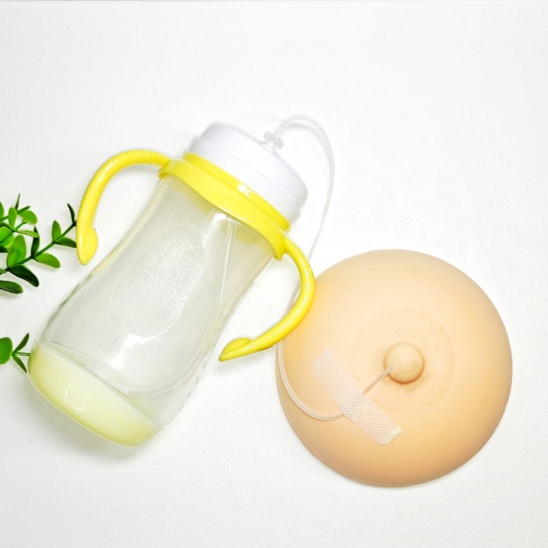 初新生婴儿纠正乳头混淆宽口径实感多用乳旁加奶瓶玻璃防摔防胀气